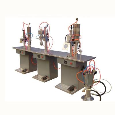 China Basic Cheap Semi Automatic Beverage Aerosol Filling Machine for sale