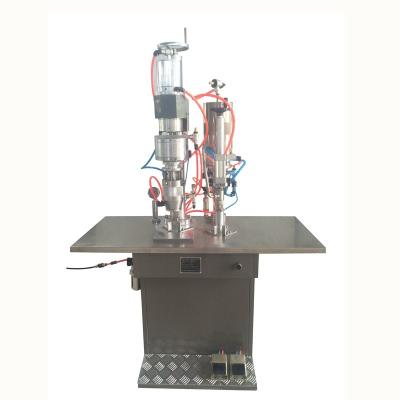 China Beverage BOV Valve Aerosol Filling Machine For Shaving Gel Filling for sale