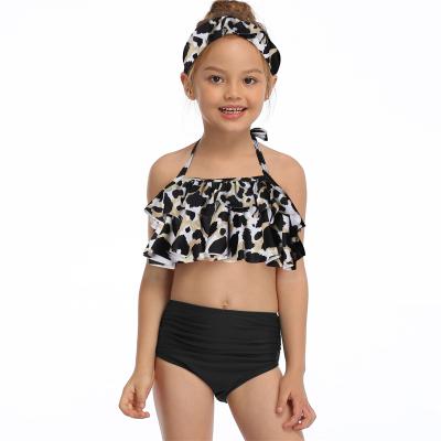 China 2021 Breathable Summer Baby Swimwear Bikini Girl Swimwear Toddler Swimwear Child Bra and Custom Baby Girl Swimwear folder sets for sale