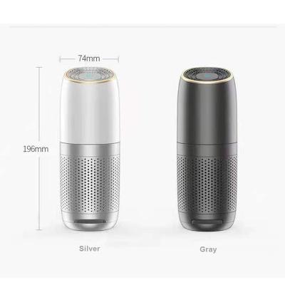 China Remove Formaldehyde Car Air Purifier Ionizer Air Filter With True Hepa Applicable For Car Office Home for sale