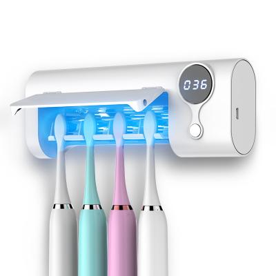 China ABS Wall Mount Toothbrush UV Sterilization Efficient Holder For X4 Family Factory Price USB Charging for sale