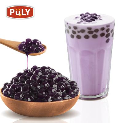 China Instant Tapioca Black Pearl Tea Bubble Boba Boba Bubble Tea Kit (Frozen/Taro) for sale