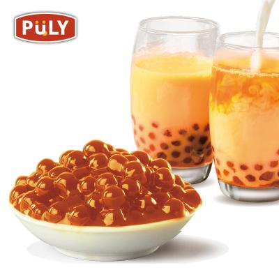 China Instant Bubble Boba Tapioca Pearls Instant Bubble Tea Pearl Boba Tea (Mango) for sale