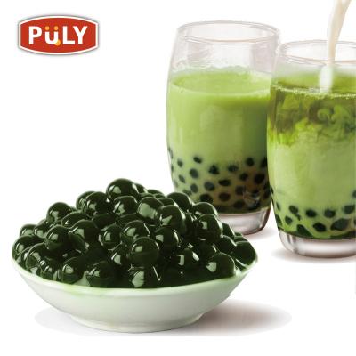 China Instant Taiwan Made Tapioca Black Pearl Instant Boba (Matcha) Bubble Tea Kit for sale