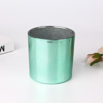 China Factory Direct Wholesale Empty Glass Candle Jars Heat Resistance Container Candle Jar Bohemian Fancy Glass Container for sale