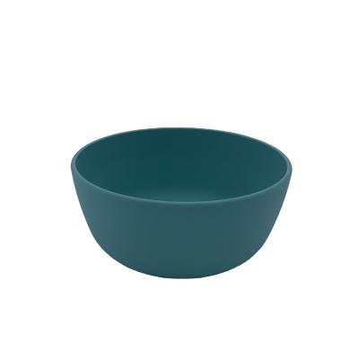 China New Natural Round Biodegradable PLA Material Biodegradable Fiber Salad Food Bamboo Bowl for sale