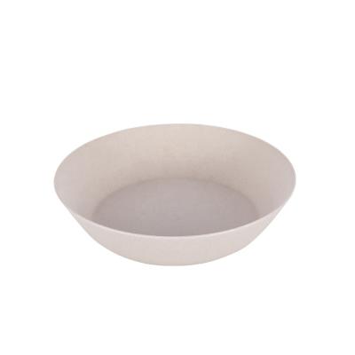 China Sustainable 100% Biodegradable Reusable PLA Bamboo Fiber Eco Deep Dish for sale