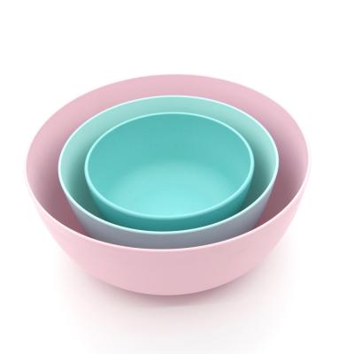 China New PLA Material Sustainable 100% Biodegradable Natural Biodegradable Salad Food Bowl for sale