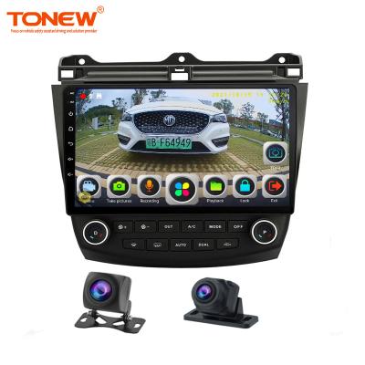 China TONEW GPS Car DVD Player With Dual Camera Android GPS Multimedia 10.0 For Honda Accord 2005 2008 Car Stereo DVD Players for sale