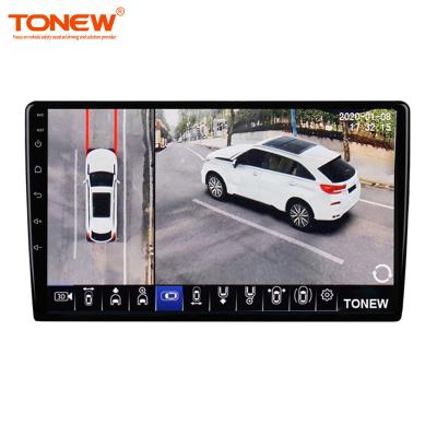 China Tonew C600 Waterproof Car Parking HD Night Vision 24H Bird Eye Monitor 3D Screen Android 3D 360 Screen Parking System for sale