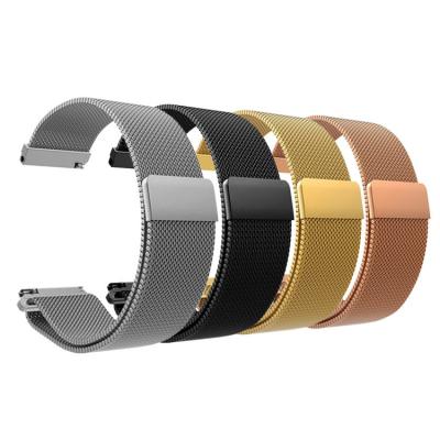 China Luxury Trending Product Milanese 20Mm Removable Watches Band Mesh Steel Smart Watch Bands Stainless for sale