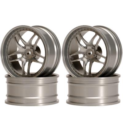 China High Quality RC Car 4Pcs Model Alloy Wheel Hub Rims 3mm Offset For 1/10 RC Car On The Road Drift Rock Traxxas HSP Sakura Kyosho Tamiya HPI RedCat for sale