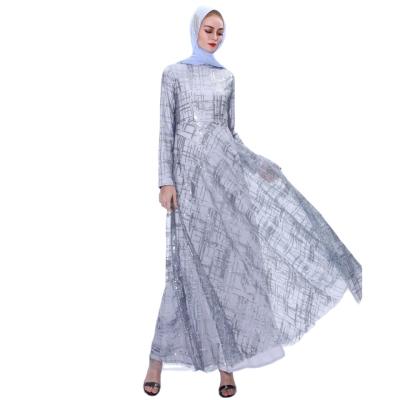 China New Modest Muslimah Styling The Sequin Fairy Women's Dubai Abaya Embroidered Dresses Long Skirts for sale