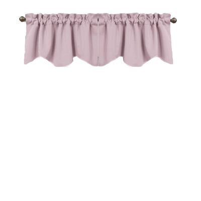 China Single Room Darkening Valance for Girls Lovely Cute Valance Notched Window Curtains for Baby Nursery/Bedroom/Girls Dorm for sale