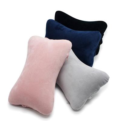 China Car Travel Massage Anti-Static Headrest Pillow Soft Car Headrest Pillow Professional Custom Super Memory Foam Cushion Don't Hurt The Neck for sale