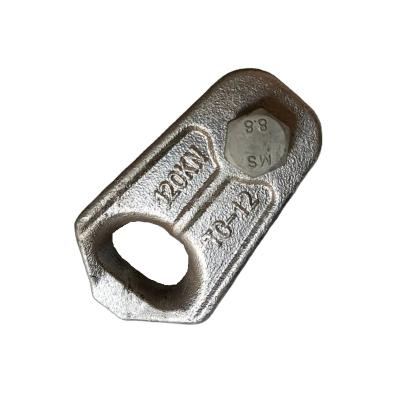 China Electrical Cable Fit Hot Dip Galvanized Steel Preformed Dead End Thimble Clevis For Line Hardware / Thimble Pole Clevis for sale