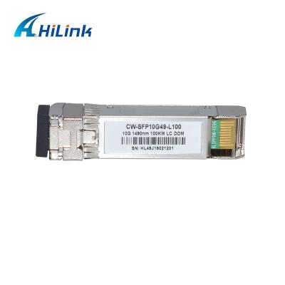 China FTTH CWDM 100KM SFP Module 10GBase 1490nm Single Mode LC Connector DDM CWDM Systems Solution for sale