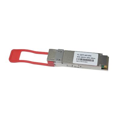 China Data Center QSFP+ 40G ER4 40GBASE-ER4 compatible 1310nm 40km SMF LC DOM Optical Module Transceiver for sale