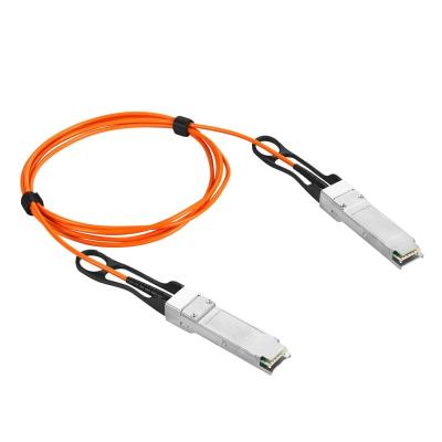 China 40G QSFP+ AOC Cable 3M Fiber Optic Equipment HL-QSFP Cable for sale