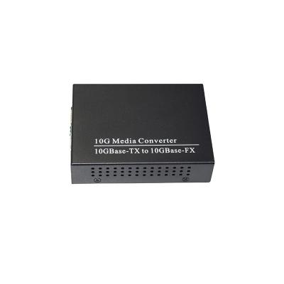 China 10G Fiber Media Converter Duplex LC Connector MC-10G-SFP for sale