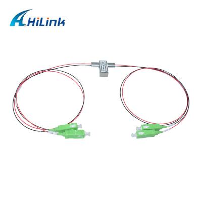 China FSW 2x2F Switch Single Mode 5V 1310/1550nm Latching/Non-latching Fiber Optic Switch FSW-2x2F-SM-5V for sale