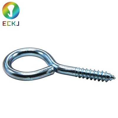 China Different Colored Eyepin High Quality Wooden Hook RINGS Eye Bolt Screw Eyelet Screw Hooks Iron Eye Screws for sale