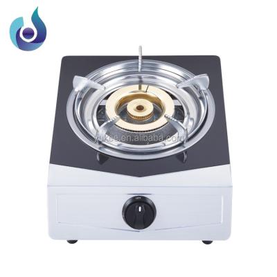 China Hotel China Yukee Mar Discount Sale Brass Stove Single Gas Cooker Gas Cooktop for sale