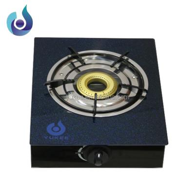 China Free standing glass gas home single burner kitchen use gas cookerYD-GSG102 for sale