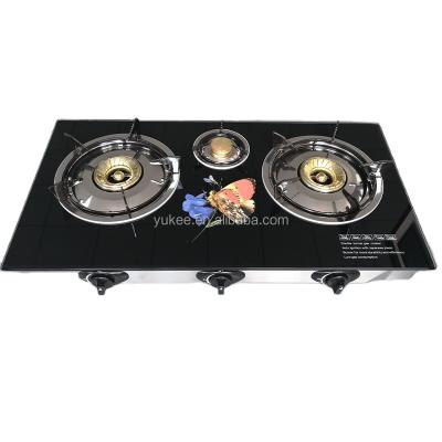 China Household In Promotion New Arrival Wholesale Low Cost Good Price Gas Cooktop 3 Burner Table Gas Cooker for sale