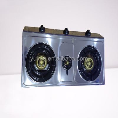 China Household New Product Launch Portable Stainless Steel 3 Burner Gas Stove Spare Gas Hob for sale