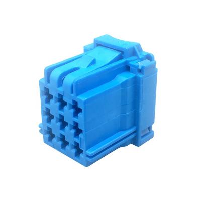 China 6-968971-1 Amp 3.5 Series 9 Blue Pin Connector Automotive Signal MCP Connector for sale