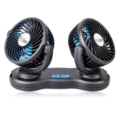 China Dual USB Rechargeable Battery Operated Fan Rechargeable Handheld Fans with Night Lights, Portable Desktop USB Fans with 180 Rotation for sale