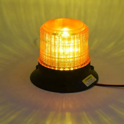 China AS Alarm Emergency ABS Rotating & Flashing LED Lens & SMD Base - Amber Lens, Magnet Mount for sale