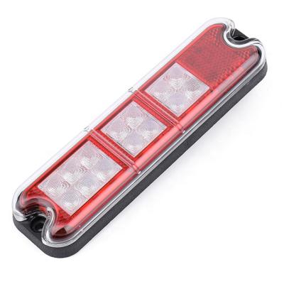 China Waterproof ABS base 12v led beacon light ABS side base, PC lens 1 years for truck trailer DC12V-24V TE2-1619 CE Rohs for sale