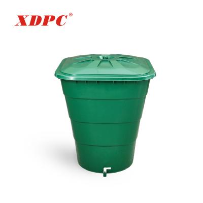 China Plastic Water Rain Water Barrel Bucket Water Container With Faucet for sale