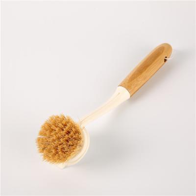 China Sustainable Wholesale Custom Plastic PP Wash Broom Long Handle Bamboo Cleaning Brushes For Cleaning for sale