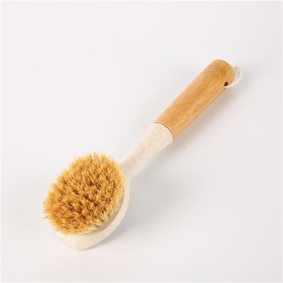 China Sustainable Household Supplies Pan Pot Brush Multifunctional Cleaning Brushes Long Handle for sale