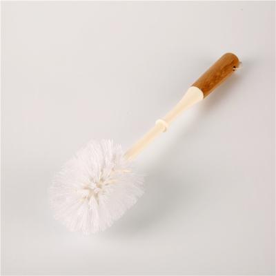 China House Cleaning Tools PP Toilet Brush Sustainable Plastic Bathroom Long Handle Bamboo Toilet Brush for sale