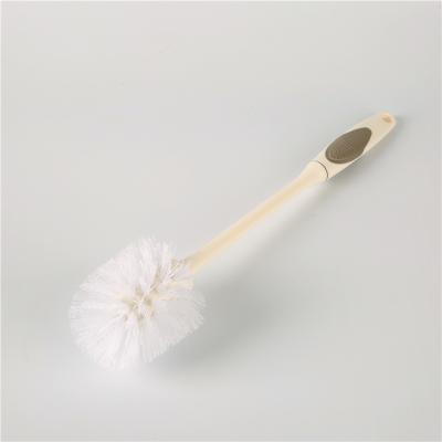 China Sustainable Bathroom Accessories Hotel WC Toilet Wash Sweep Cheap Biodegradable Plastic Toilet Cleaning Brush for sale