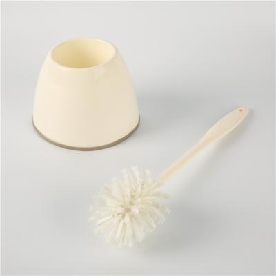 China Viable Home Clean Tool Hygienic Plastic Toilet Brush Toilet Plastic Cleaning Brush With Holder for sale