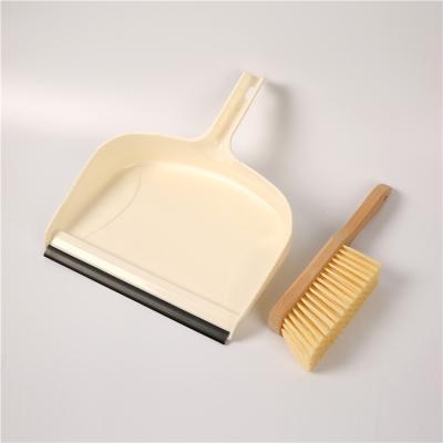 China Wooden Handle Small Mini Broom And Dustpan Set Heavy Duty Eco-friendly Home Office Plastic Dustpan Kitchen Broom Set for sale