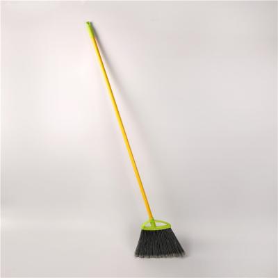 China Wholesale Home Extra Long Handle Broom Household Cleaning Dust Resistant Plastic Brooms for sale