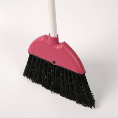 China Eco-friendly Durable Material Home Use Dust Resistant Floor Manufacturer Sweeping Brush Cleaning Plastic Broom for sale