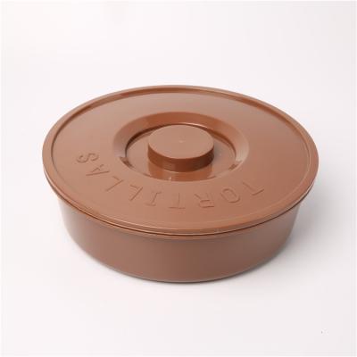 China Wholesale Home Kitchen Microwavable Plastic Tortilla Warmer Food Container With Lid for sale