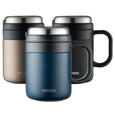 China Sustainable Hot Sale 500ml Stainless Steel Tea Tumbler Coffee Mug Vacuum Insulated Water Bottle for sale