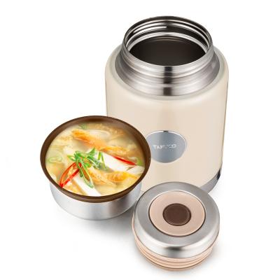 China Business Hot Baby Insulated Kids Food Flask Food Warmer Vacuum Thermos Stainless Steel Bowl Braised Beaker for sale