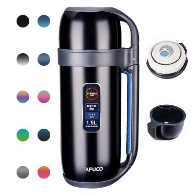 China Sustainable Double Wall Insulated Stainless Steel Thermal Water Bottles Coffee Jug To Keep Hot/Cold 24 Hours for sale