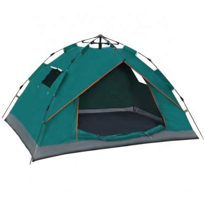 China Reyer outdoor waterproof diagonal tie type 1-2 person hiking military beach folding automatic pop up camping tent for sale