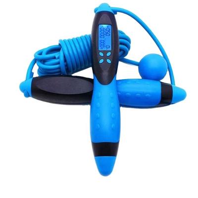 China 2020 New Rubber Electronic Dual Use Jump Rope Fitness Rope Electronic Adjustable Burning Exercises Workouts Wholesale for sale