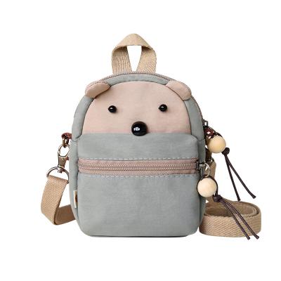 China 2021hot sale canvas cross makeup teddy bear shoulder lady and women shoulder bags body bag lightweight elegant cosmetic handbag for sale